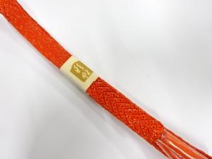 未使用品　正絹　手組帯締め